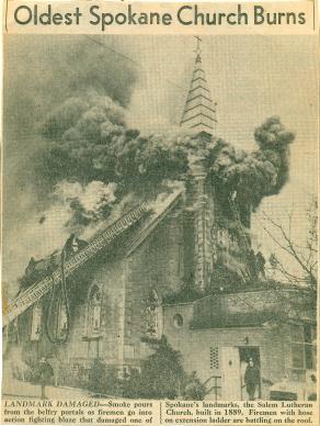 The church burned down in 1949.